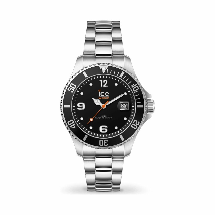 Montre Ice-Watch ICE steel - Black silver - Small - 3H