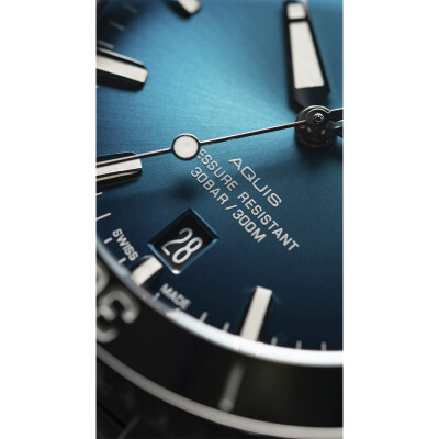 Oris Aquis Blue Steel watch