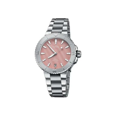 Montre Oris Aquis Date Rose Blush