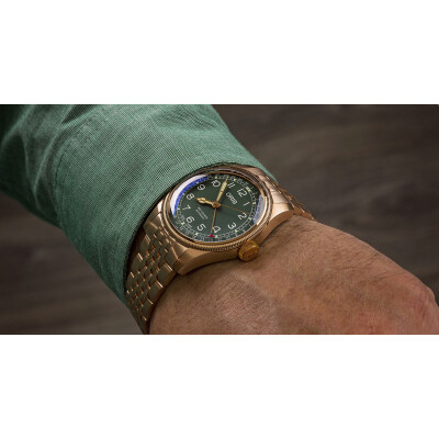 Montre Oris Big crown bronze pointer date