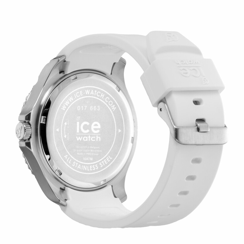 Montre Ice-Watch ICE steel - White sport - Extra large