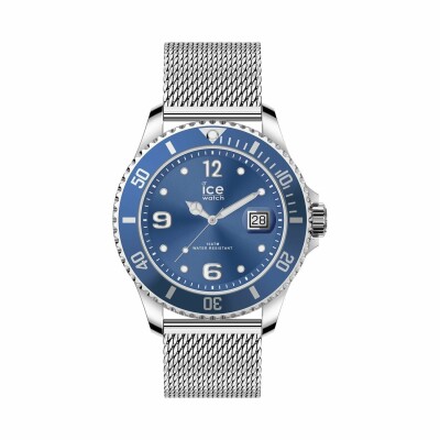 Montre Ice-Watch ICE steel - Mesh blue - Medium