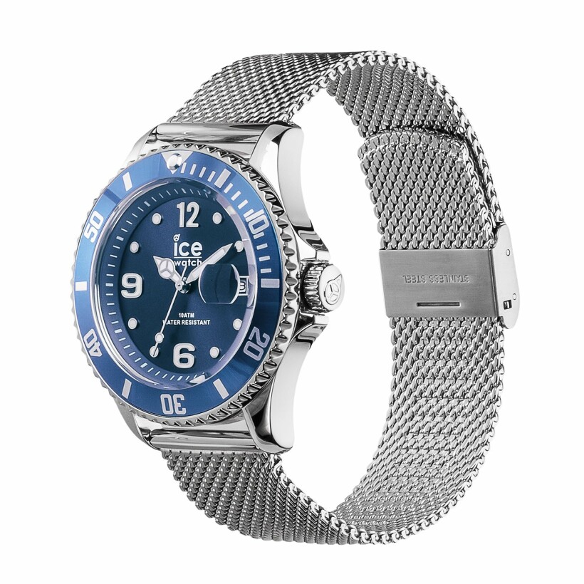 Montre Ice-Watch ICE steel - Mesh blue - Medium