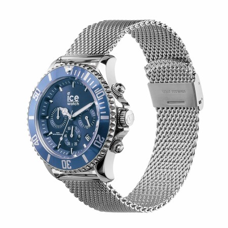 Montre Ice-Watch ICE steel - Mesh blue - Large - CH