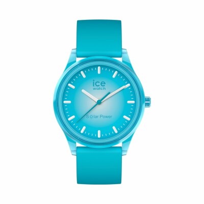 Montre Ice-Watch ICE solar power - Blue planet - Medium