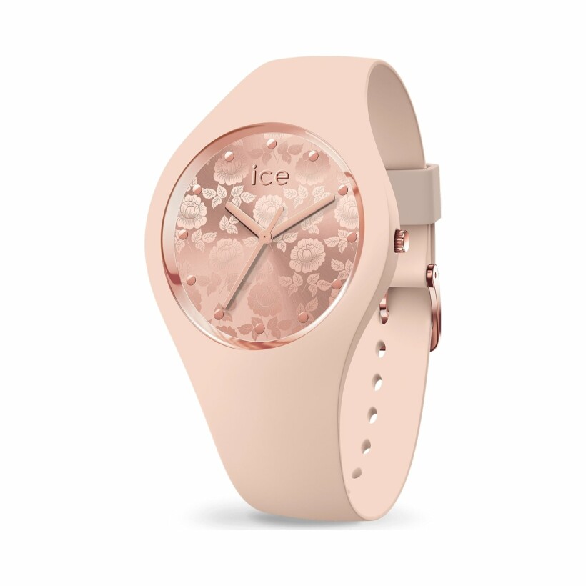 Montre Ice Watch Flower Nude chic - Small