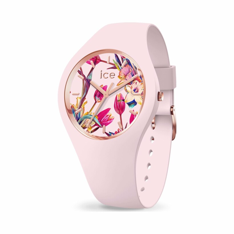 Montre Ice Watch Flower Lady pink - Small