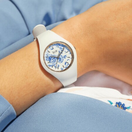 Montre Ice-Watch ICE blue - White porcelain - MÃ©dium