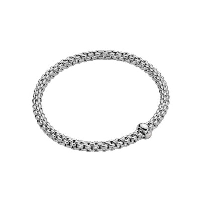 Bracelet FOPE SOLO en or blanc et diamants