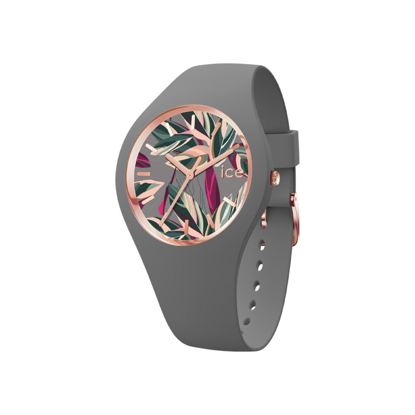 Montre Ice Watch ICE flower Grey leaves