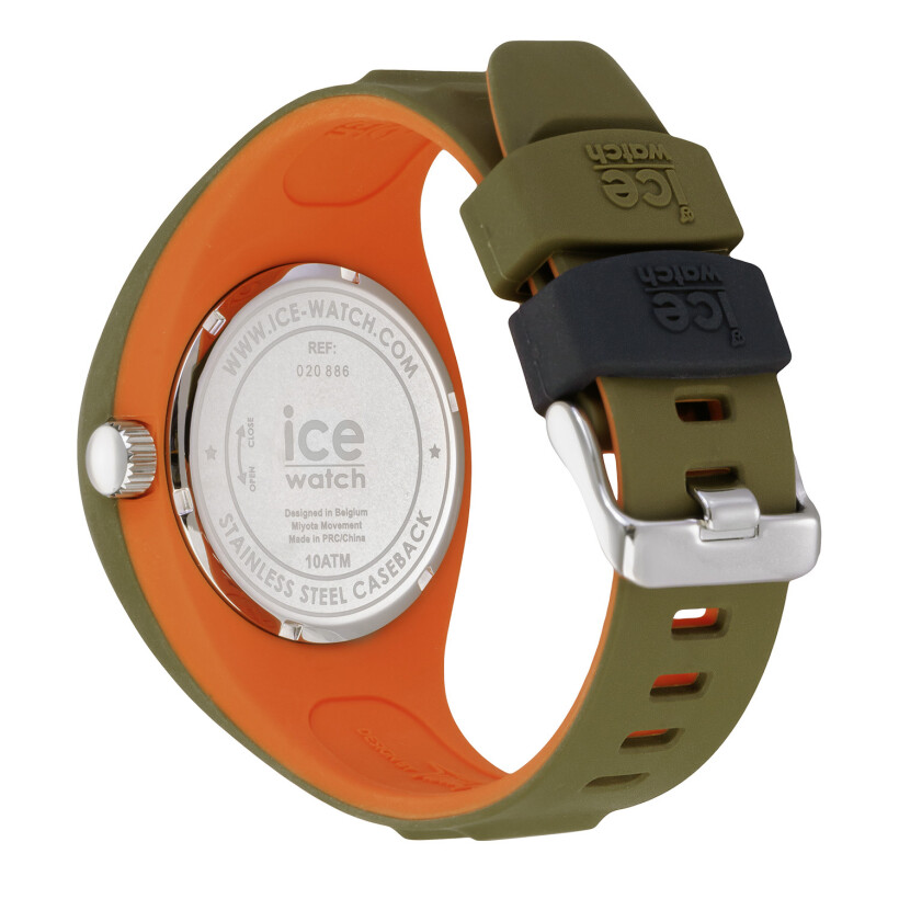 Montre Ice-Watch P. Leclercq Khaki Orange