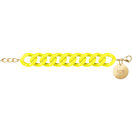 Bracelet chaîne Ice-Watch ICE Jewellery Flashy yellow en acétate et métal doré