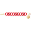 Bracelet chaîne Ice-Watch Ice Jewellery Red passion en acétate et métal doré