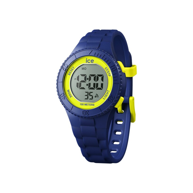 Montre Ice Watch ICE digit Navy yellow