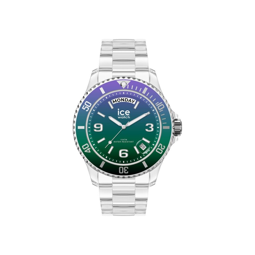 Montre Ice watch Ice clear sunset Purple green