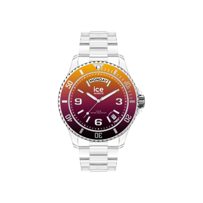 Montre Ice watch Ice clear sunset Fire
