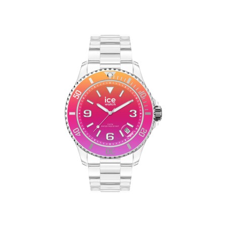 Montre Ice-Watch ICE clear sunset Pink