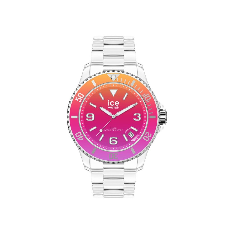 Montre Ice watch Ice clear sunset Pink
