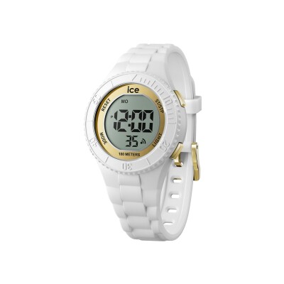 Montre Ice-Watch ICE digit White gold