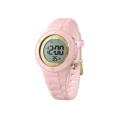 Montre Ice-Watch ICE digit Pink lady gold