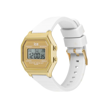 Montre Ice-Watch ICE digit retro White gold