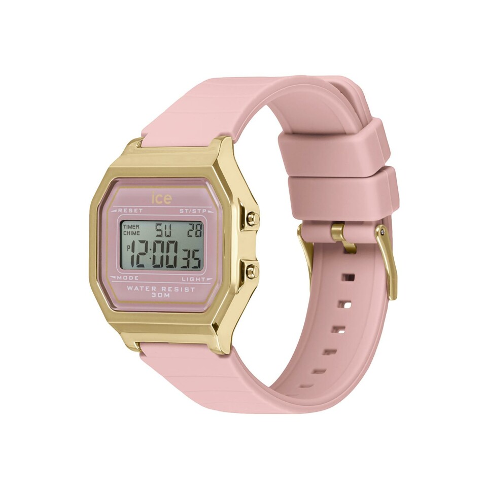 Montre Ice-Watch Ice digit retro Blush pink