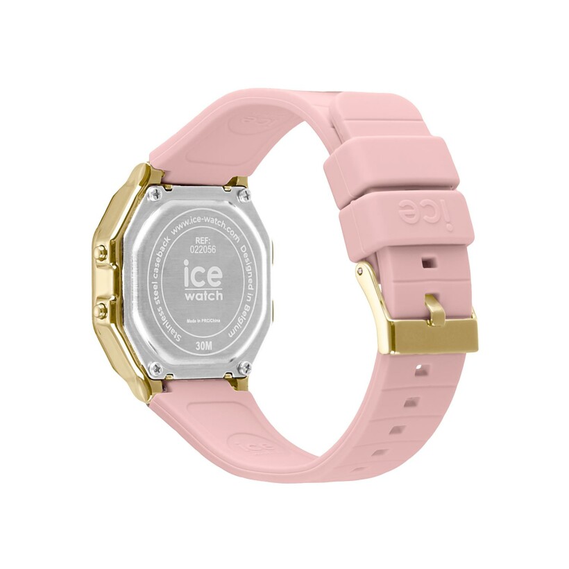 Montre Ice-Watch Ice digit retro Blush pink