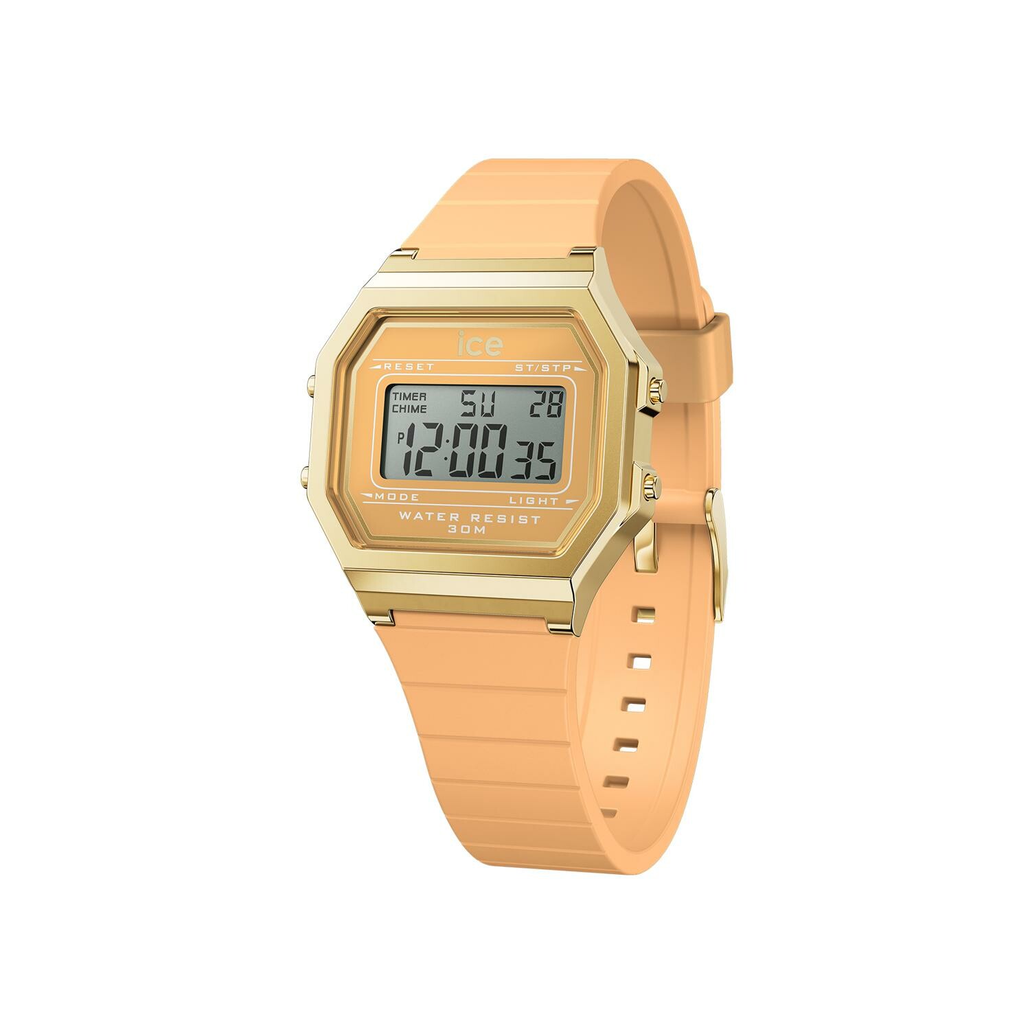 Montre Femme Vintage à Motif Bonhomme De Neige Et Garçon - Boîtier Or Jaune 36mm, Mouvement Quartz, Pile Neuve - Occasion