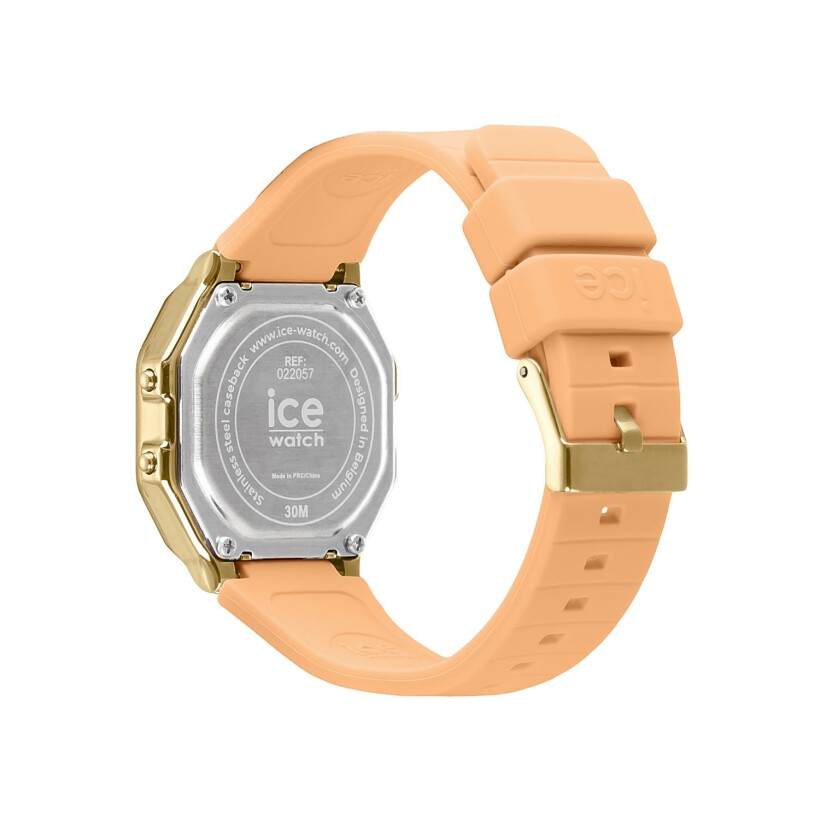 Montre Ice-Watch Ice digit retro Peach skin
