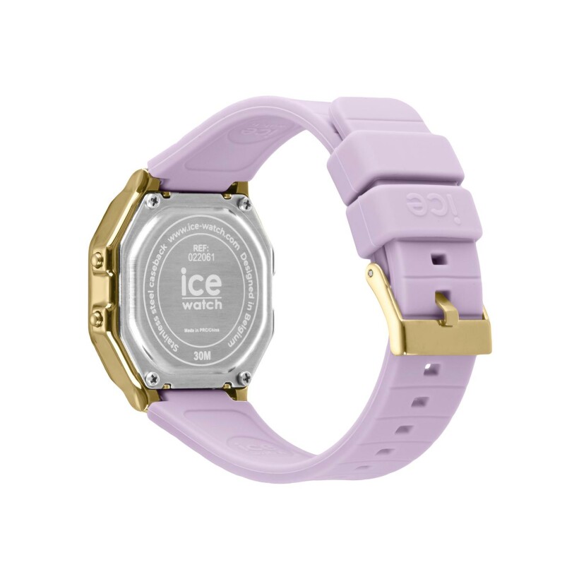 Montre Ice-Watch Ice digit retro Lavender petal