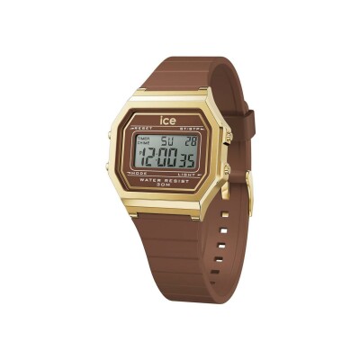 Montre Ice-Watch ICE digit Retro Brown Cappucino