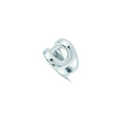 Bague 3 fils superposés Agatha Curve en argent, taille 56