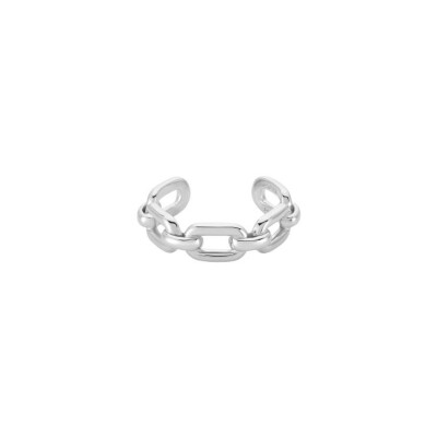 Bague Agatha Chain maille rectangulaire en argent