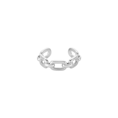 Bague Agatha Chain maille rectangulaire en argent