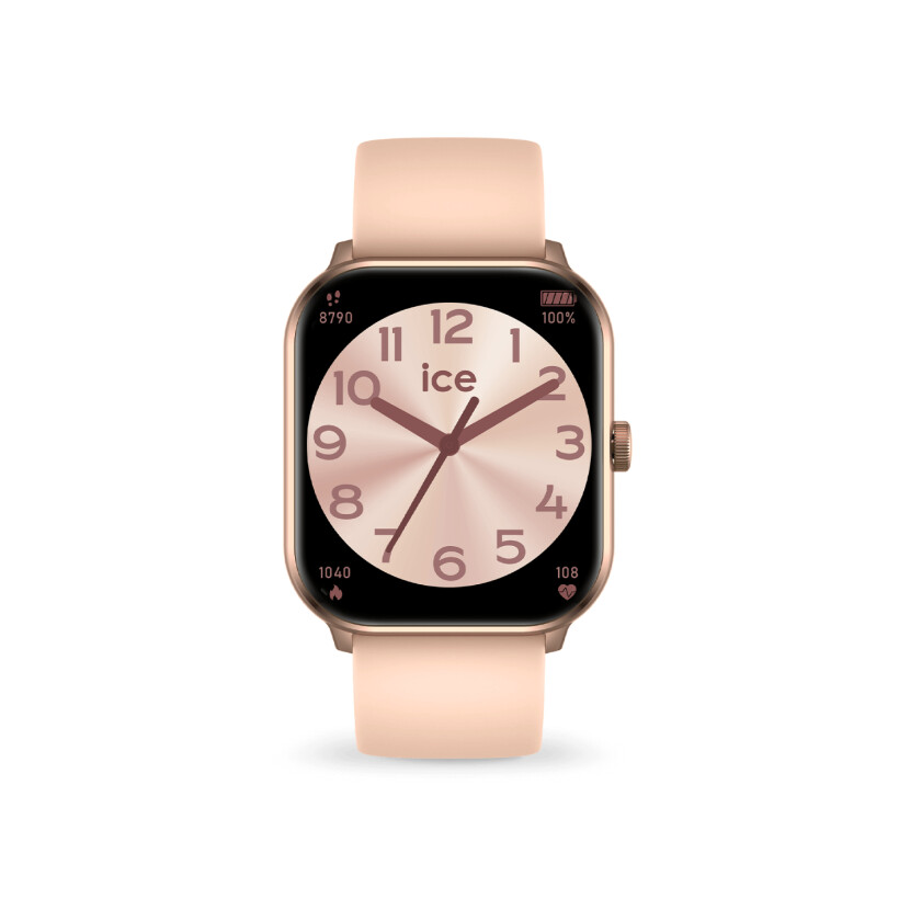 Montre Ice-Watch Ice smart Rose-Gold Nude Black
