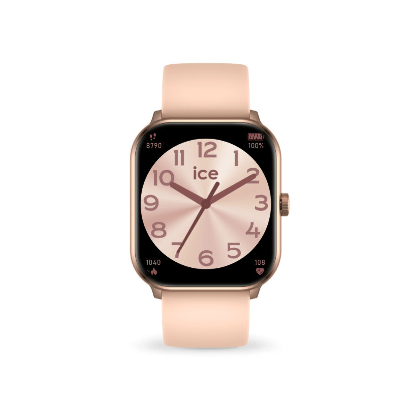 Montre Ice-Watch Ice smart Rose-Gold Nude Black