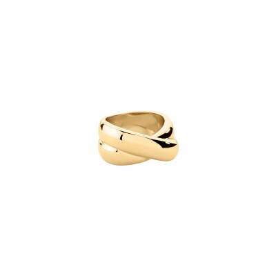 Bague Agatha Xoxo en laiton doré, taille 58