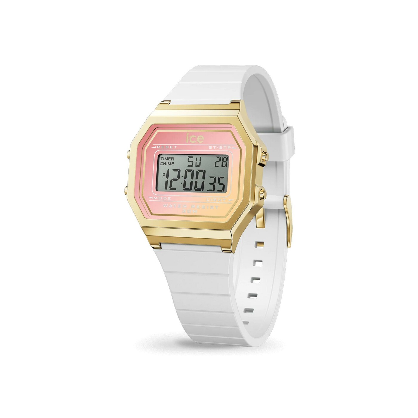 Montre Ice-Watch ICE digit retro White Dreamscape