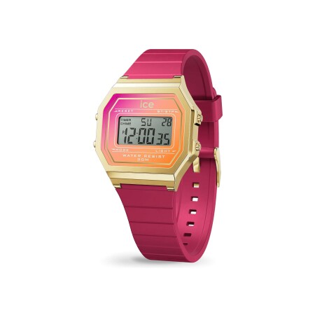 Montre Ice-Watch ICE digit retro Fuschia sunkissed