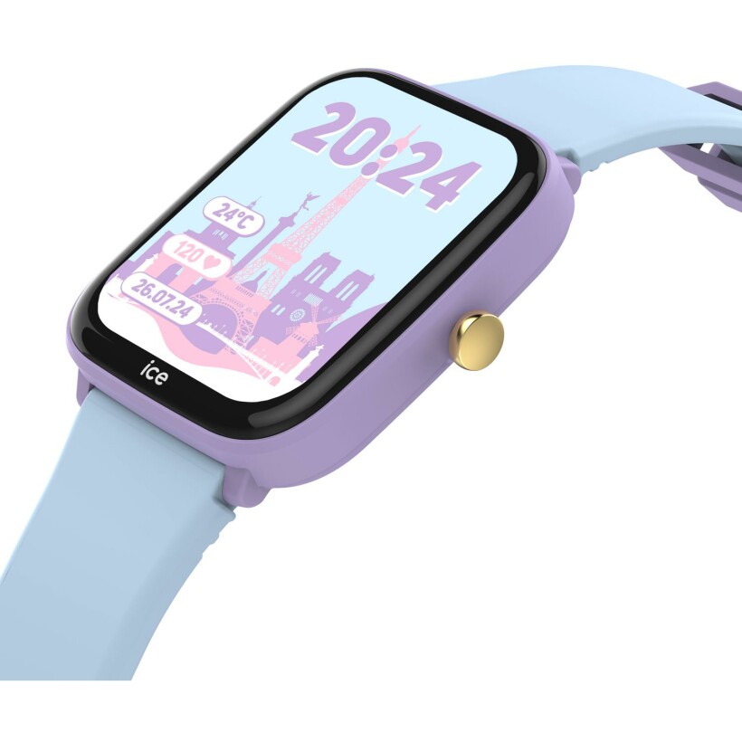 Montre Ice-Watch ICE smart junior 2.0 Purple Soft Blue