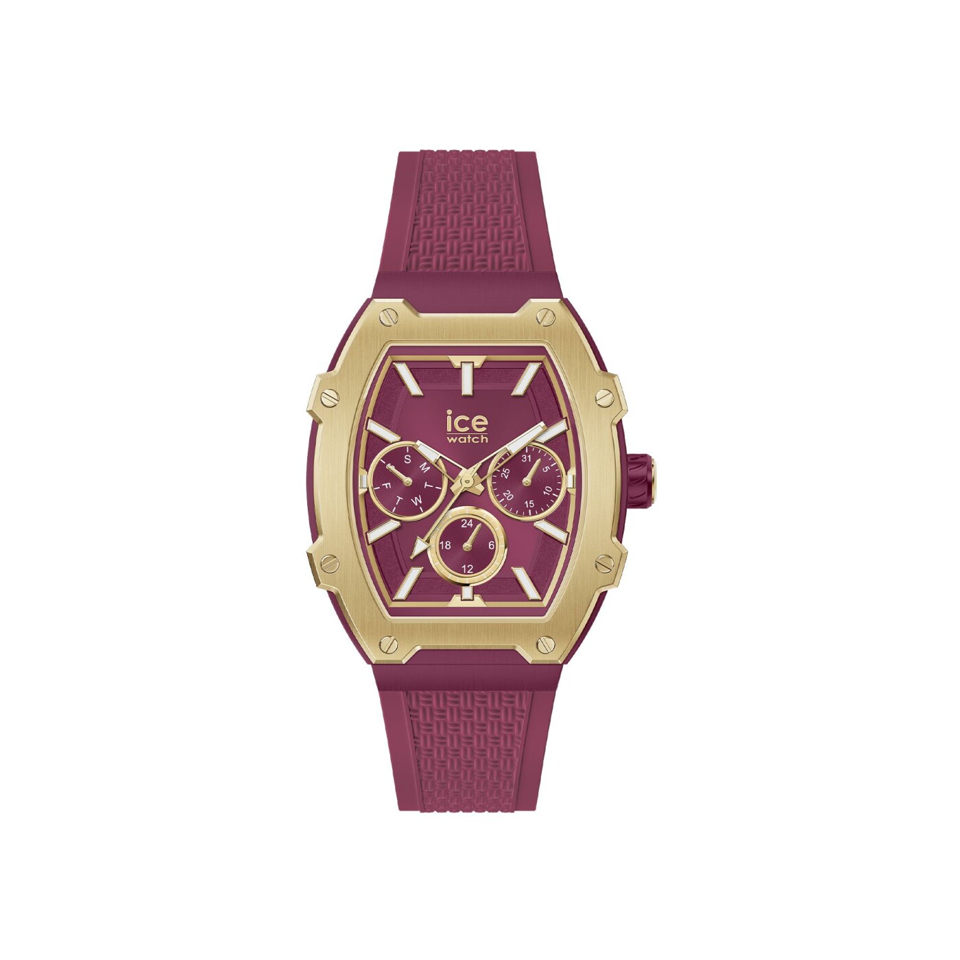 Montre Ice-Watch ICE boliday Gold burgundy