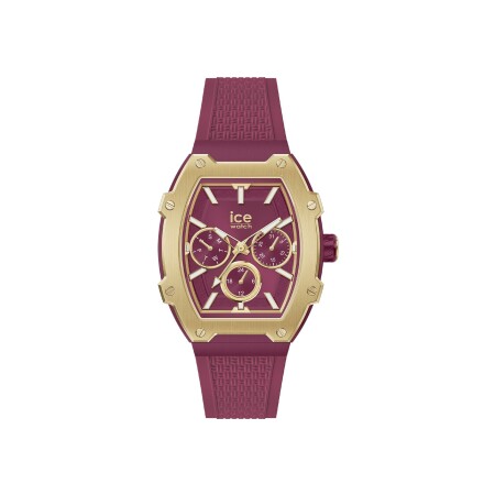 Montre Ice-Watch ICE boliday Gold burgundy