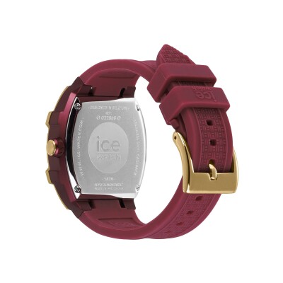 Montre Ice-Watch ICE boliday Gold burgundy