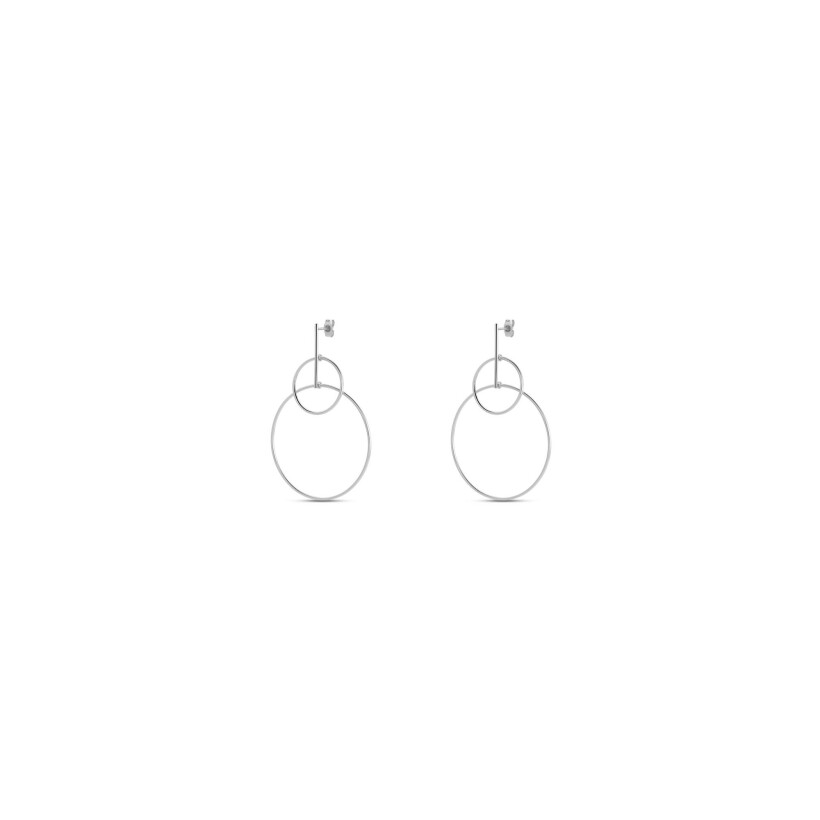 Boucles d'oreilles Agatha Cassini en argent