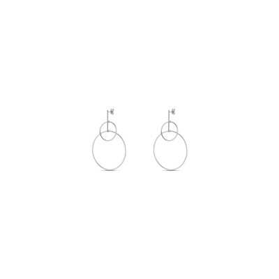 Boucles d'oreilles Agatha Cassini en argent