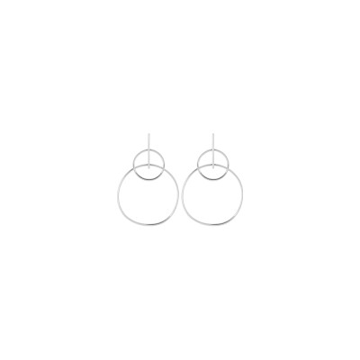 Boucles d'oreilles Agatha Cassini en argent