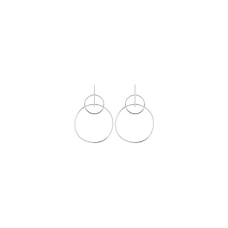 Boucles d'oreilles Agatha Cassini en argent