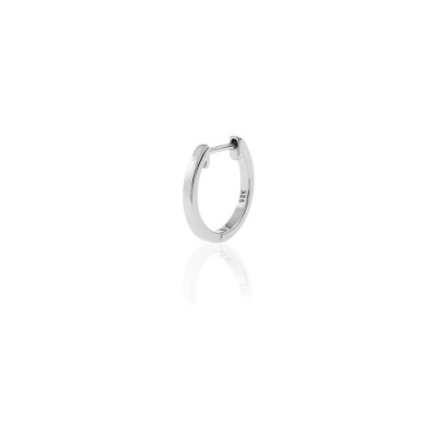 Mono boucle d'oreille créole Agatha Mix & Match 13mm en argent