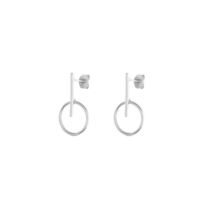 Boucles d'oreilles Agatha Philring en argent