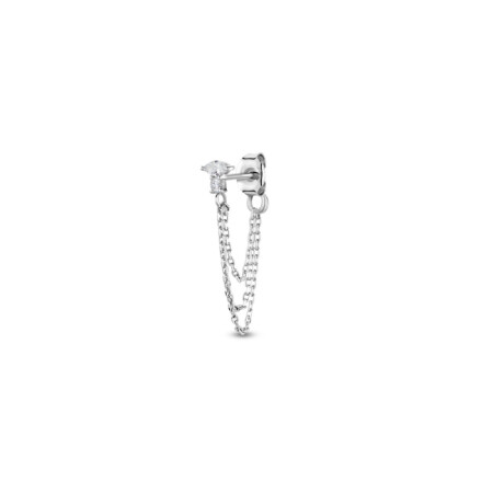 Piercing Agatha Amas en argent doré et oxyde de zirconium